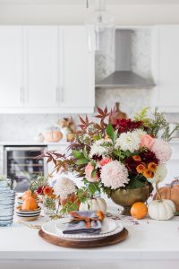 jesienna dekoracja stolu